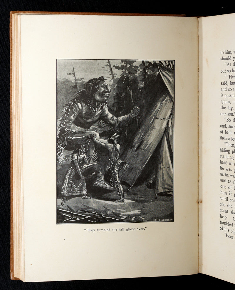 1903 Scarce First Signed Edition - Algonquin Indian Tales Collected by ER Young