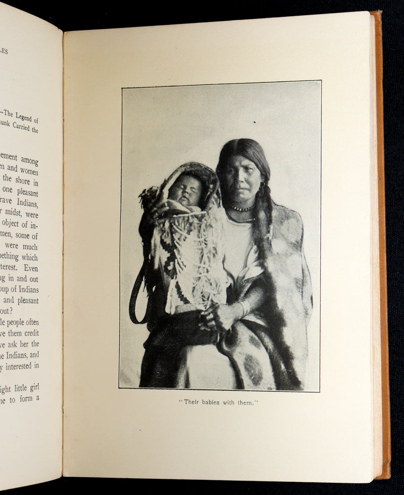 1903 Scarce First Signed Edition - Algonquin Indian Tales Collected by ER Young