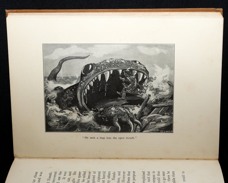 1903 Scarce First Signed Edition - Algonquin Indian Tales Collected by ER Young