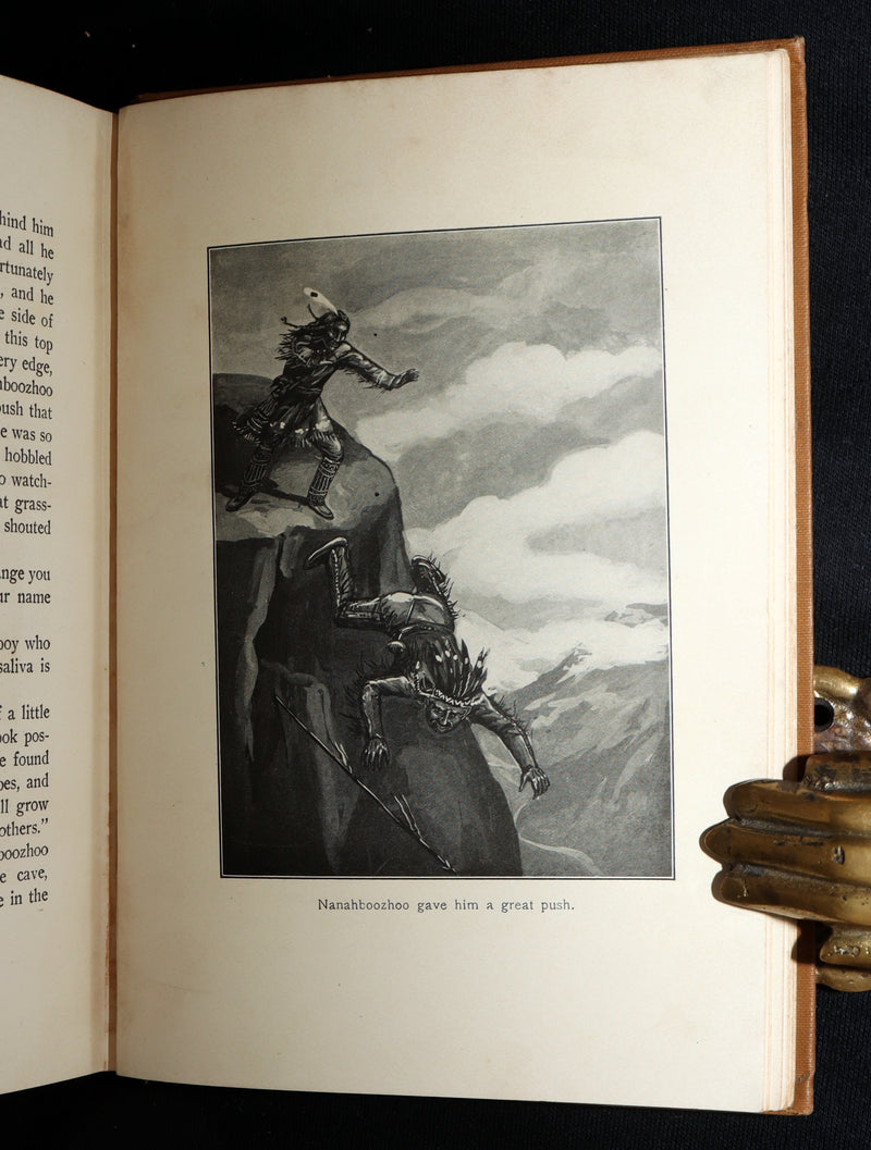 1903 Scarce First Signed Edition - Algonquin Indian Tales Collected by ER Young