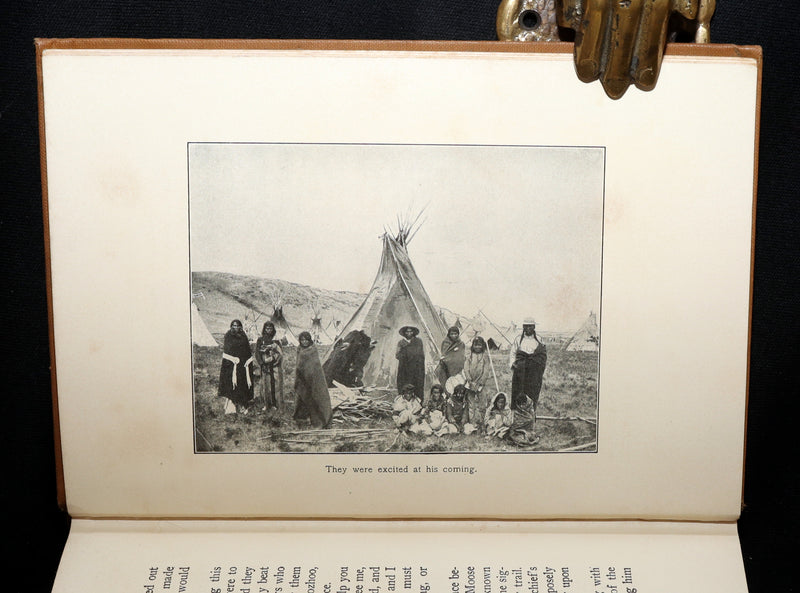 1903 Scarce First Signed Edition - Algonquin Indian Tales Collected by ER Young