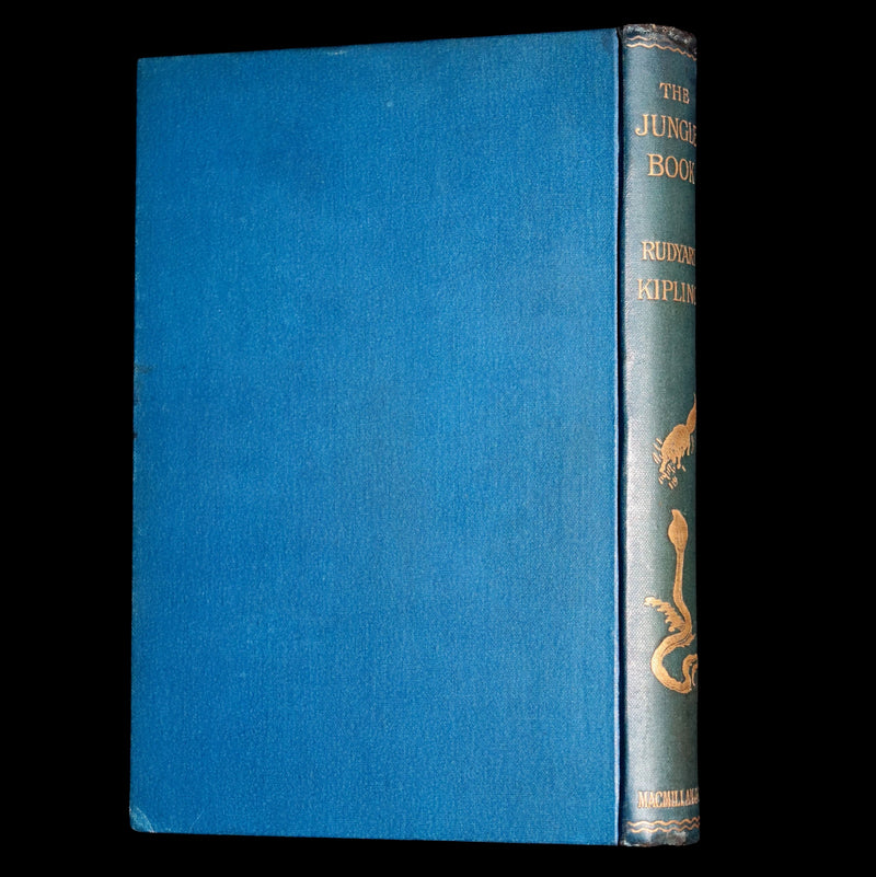 1896 Rare Book - The Jungle Book by Rudyard Kipling, First Edition, 5th Printing