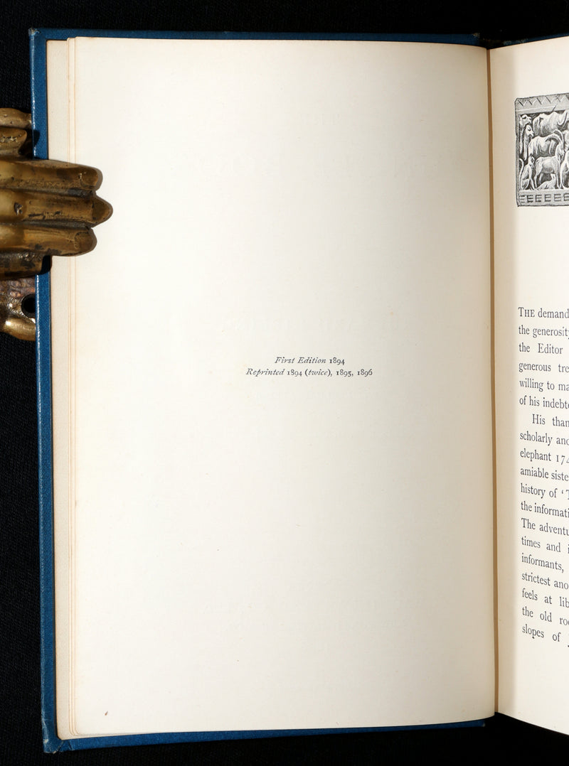 1896 Rare Book - The Jungle Book by Rudyard Kipling, First Edition, 5th Printing