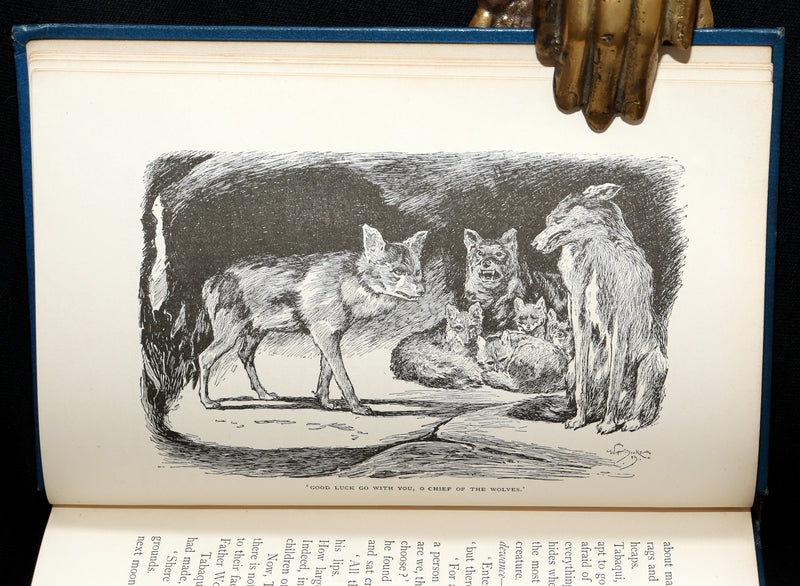 1896 Rare Book - The Jungle Book by Rudyard Kipling, First Edition, 5th Printing
