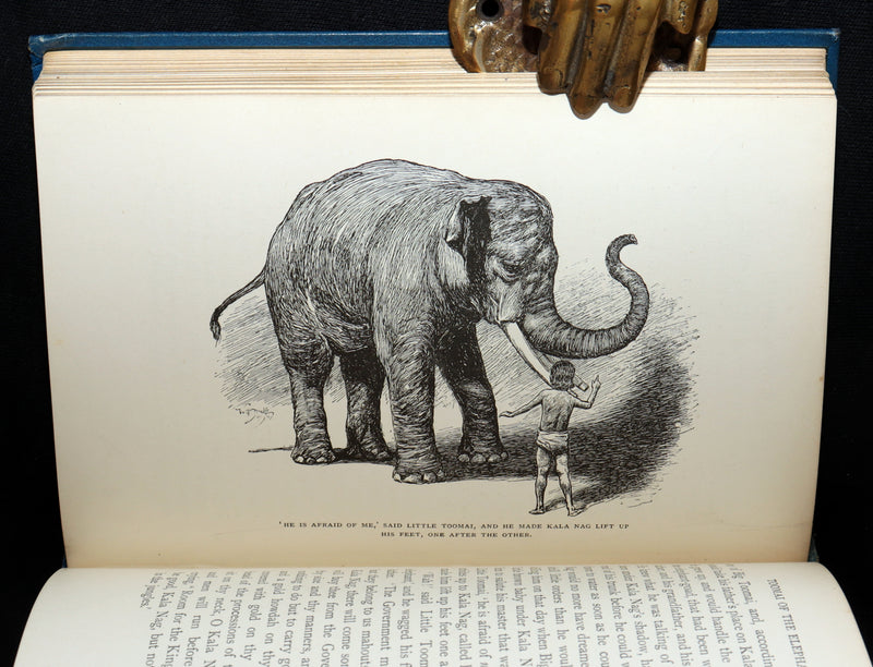 1896 Rare Book - The Jungle Book by Rudyard Kipling, First Edition, 5th Printing