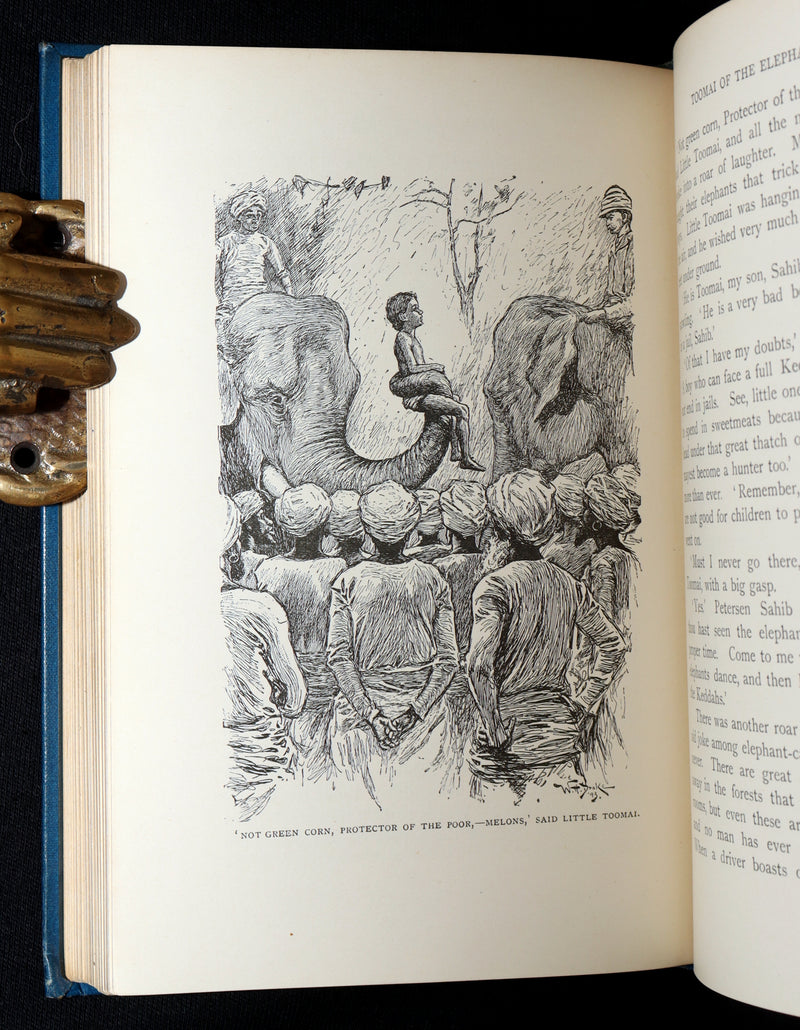 1896 Rare Book - The Jungle Book by Rudyard Kipling, First Edition, 5th Printing