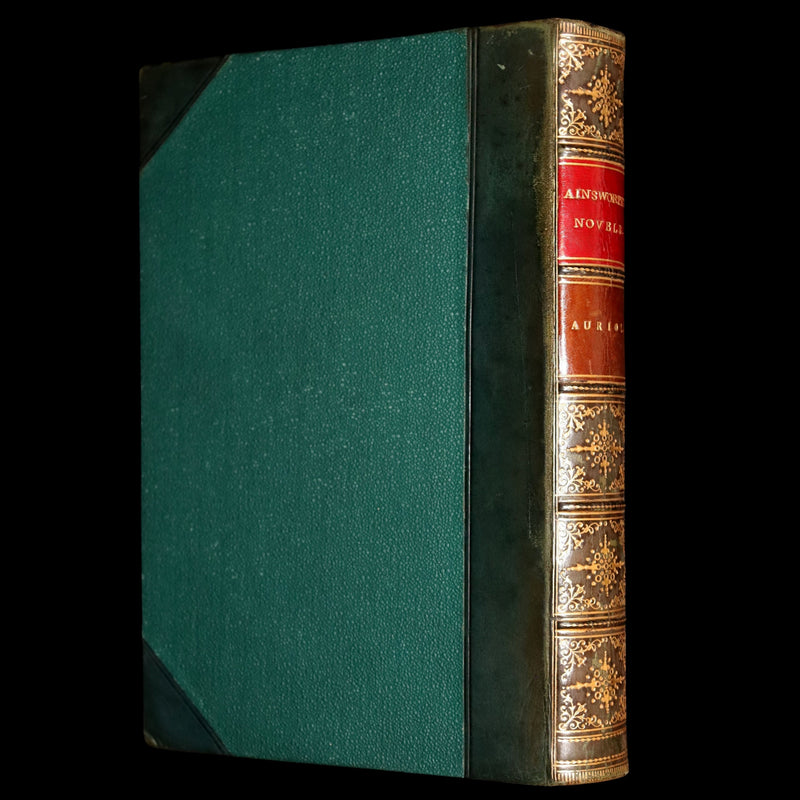 1890 Rare Gothic Novel - Auriol; or, The Elixir of Life by W. Harrison Ainsworth