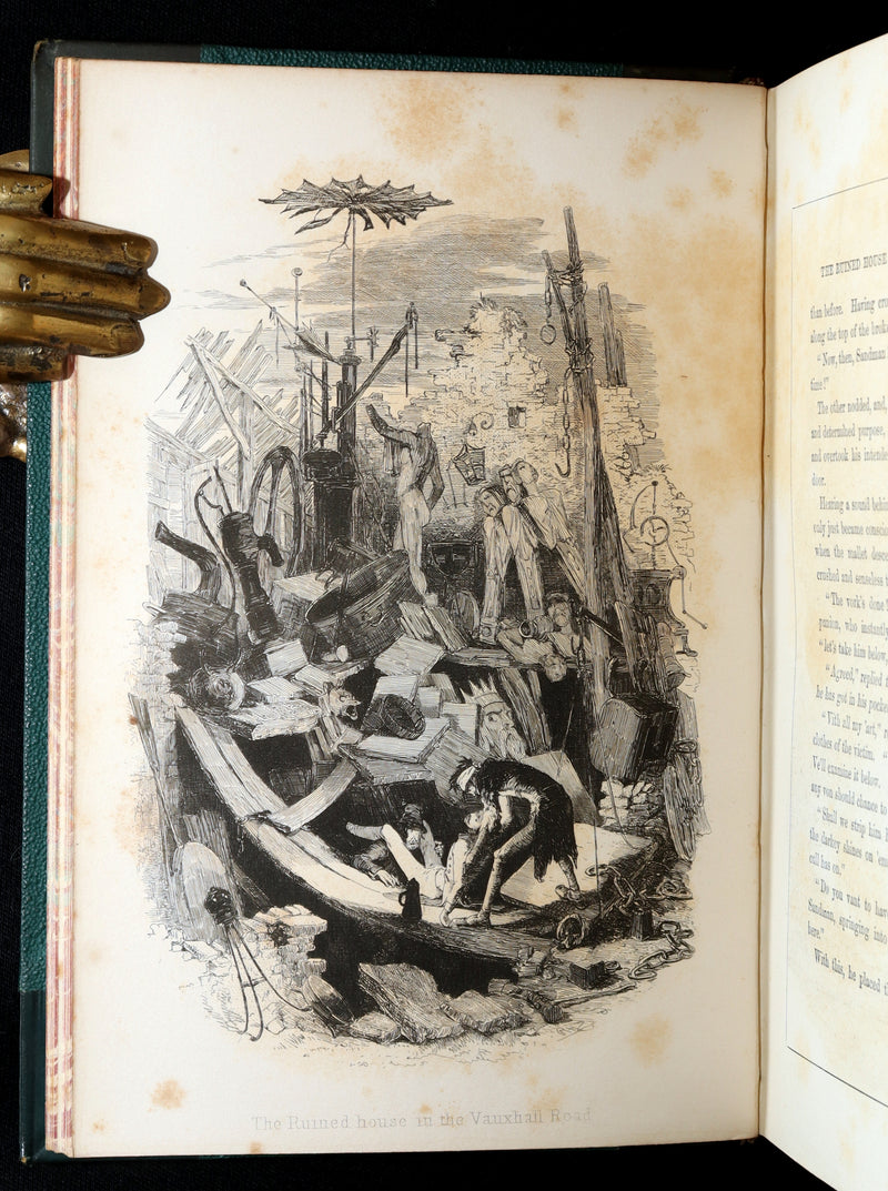 1890 Rare Gothic Novel - Auriol; or, The Elixir of Life by W. Harrison Ainsworth