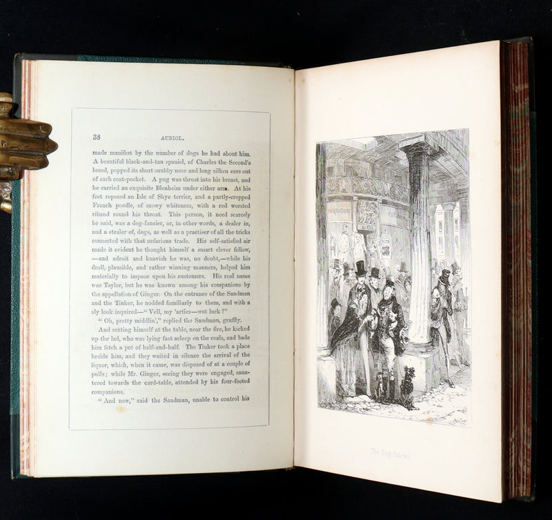 1890 Rare Gothic Novel - Auriol; or, The Elixir of Life by W. Harrison Ainsworth