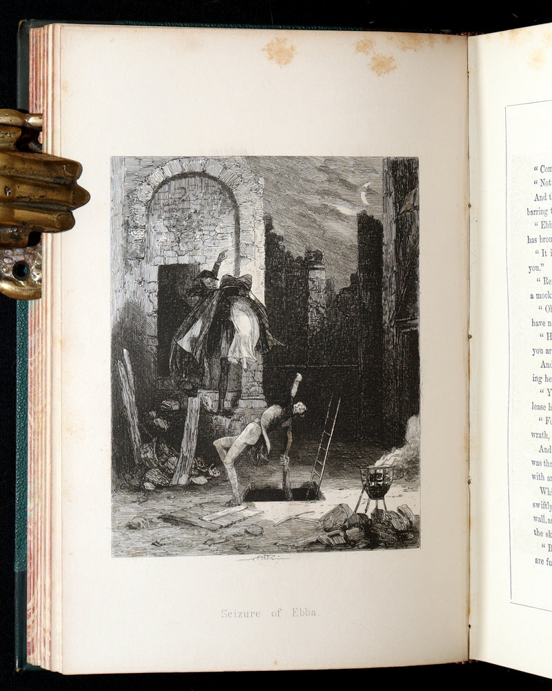 1890 Rare Gothic Novel - Auriol; or, The Elixir of Life by W. Harrison Ainsworth