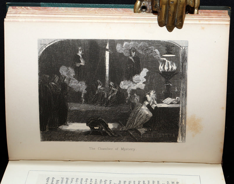 1890 Rare Gothic Novel - Auriol; or, The Elixir of Life by W. Harrison Ainsworth