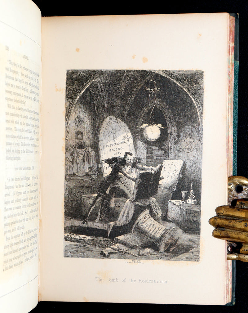 1890 Rare Gothic Novel - Auriol; or, The Elixir of Life by W. Harrison Ainsworth