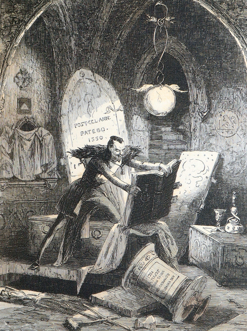 1890 Rare Gothic Novel - Auriol; or, The Elixir of Life by W. Harrison Ainsworth