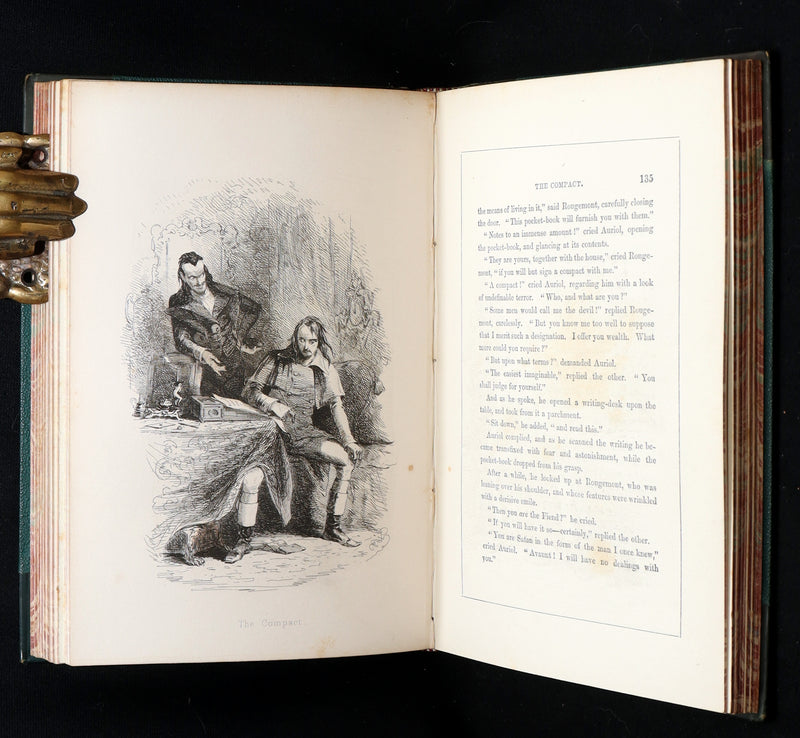 1890 Rare Gothic Novel - Auriol; or, The Elixir of Life by W. Harrison Ainsworth