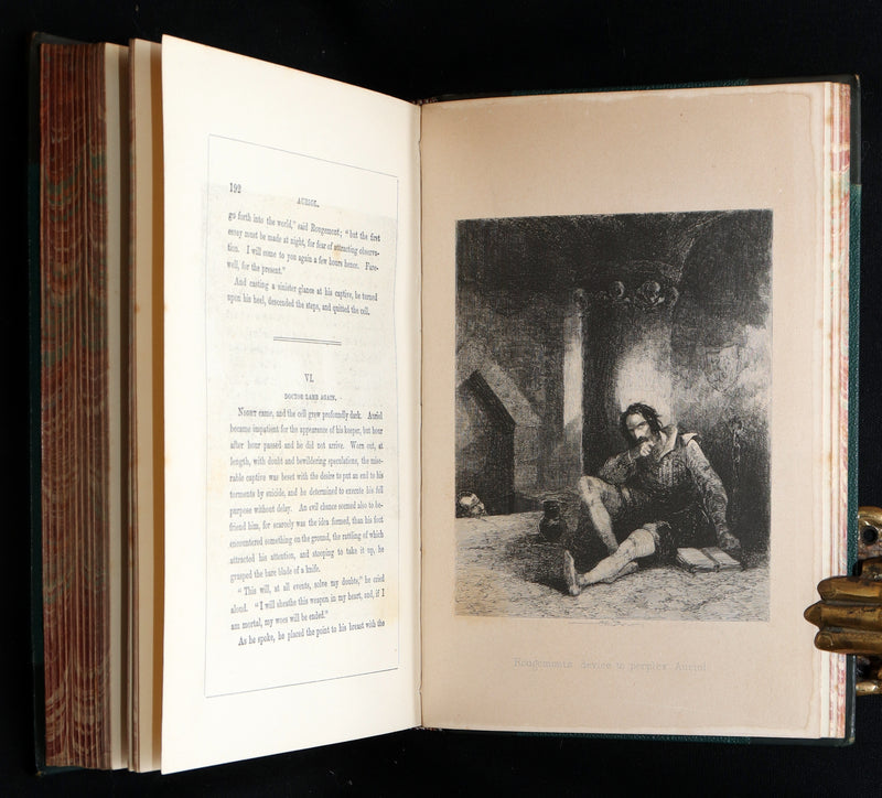 1890 Rare Gothic Novel - Auriol; or, The Elixir of Life by W. Harrison Ainsworth