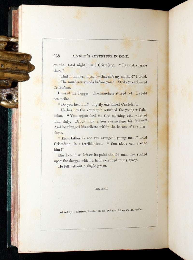 1890 Rare Gothic Novel - Auriol; or, The Elixir of Life by W. Harrison Ainsworth