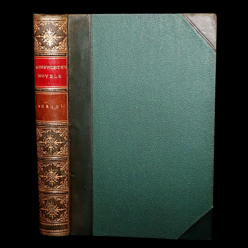 1890 Rare Gothic Novel - Auriol; or, The Elixir of Life by W. Harrison Ainsworth