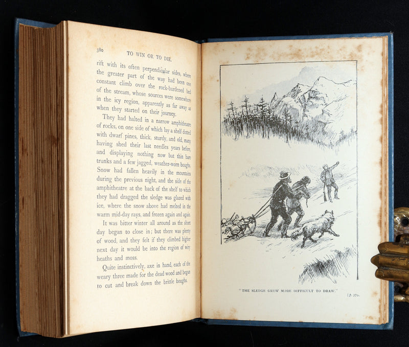 1900 Rare First Edition - To Win or To Die, Klondike Gold Rush Adventure