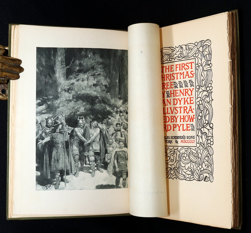 1901 Scarce Signed - The First Christmas Tree by Henry van Dyke and Howard Pyle