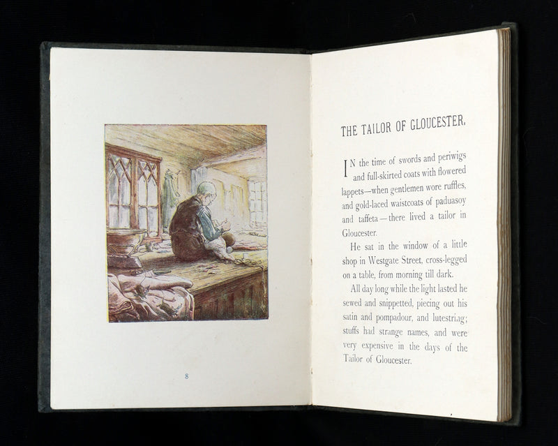 1910 Rare Early Edition - The Tailor of Gloucester by Beatrix Potter