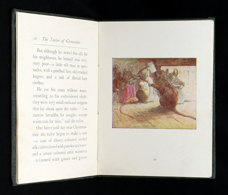 1910 Rare Early Edition - The Tailor of Gloucester by Beatrix Potter