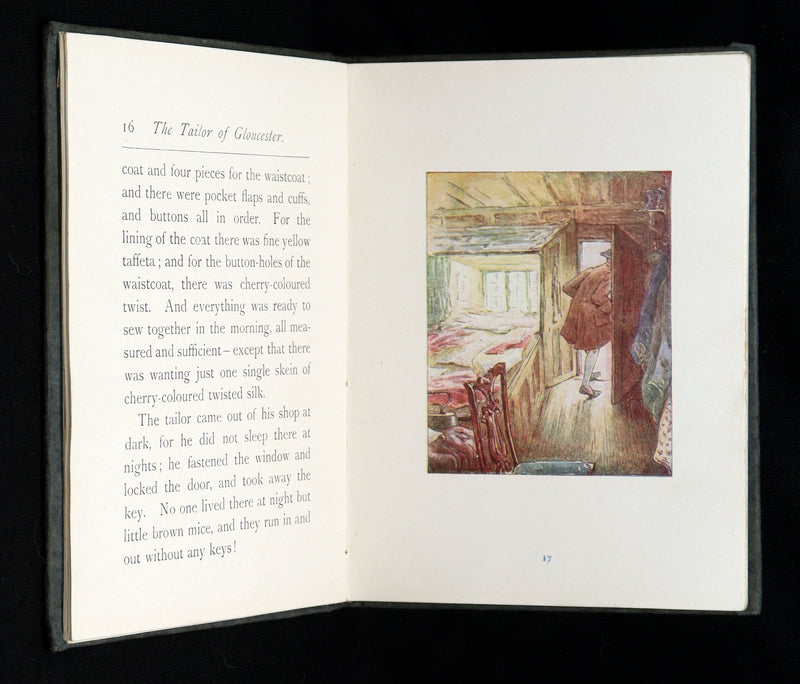 1910 Rare Early Edition - The Tailor of Gloucester by Beatrix Potter