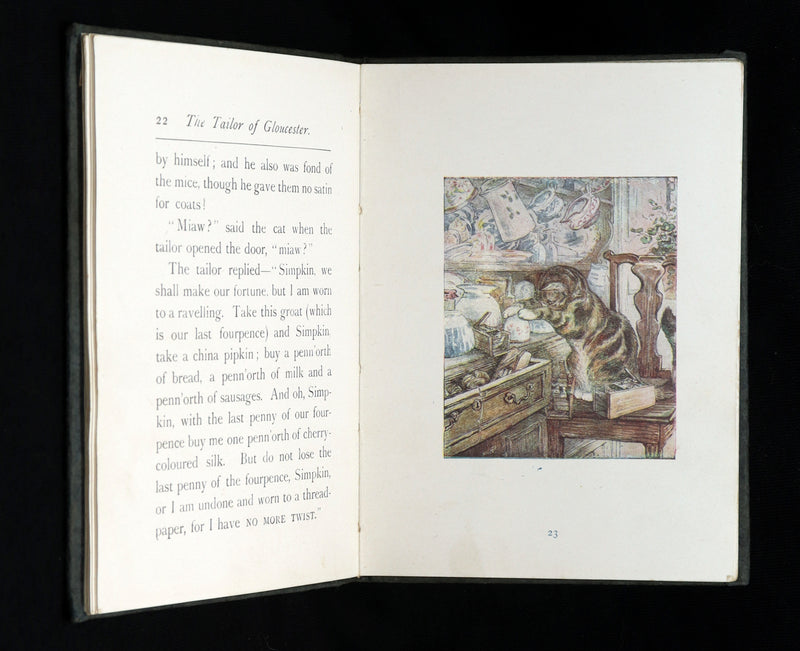 1910 Rare Early Edition - The Tailor of Gloucester by Beatrix Potter