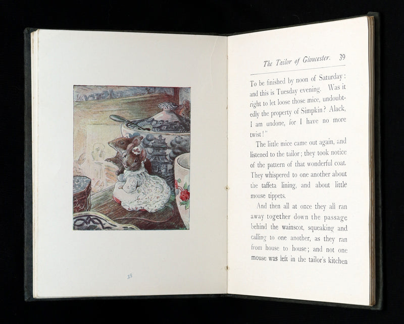 1910 Rare Early Edition - The Tailor of Gloucester by Beatrix Potter
