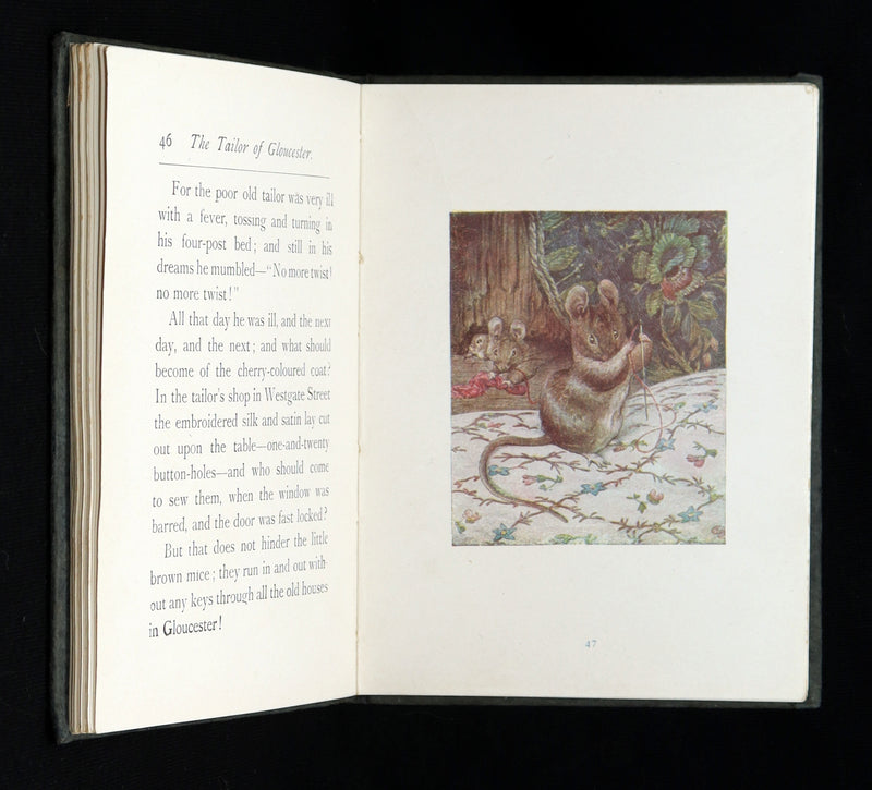 1910 Rare Early Edition - The Tailor of Gloucester by Beatrix Potter