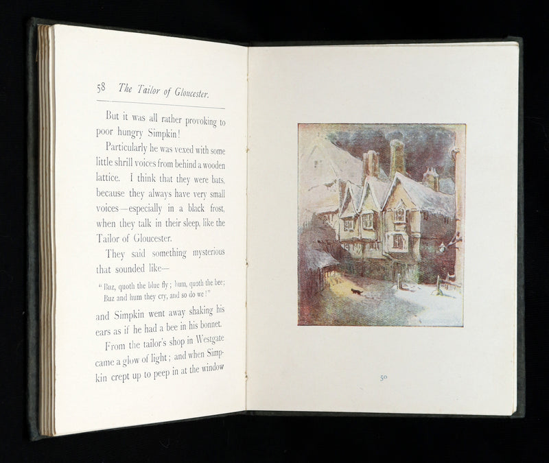 1910 Rare Early Edition - The Tailor of Gloucester by Beatrix Potter