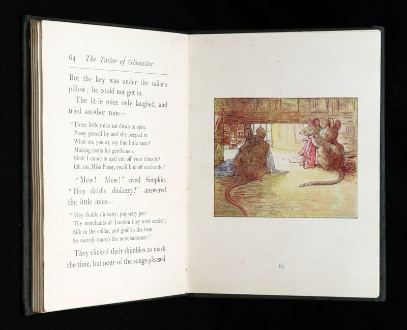 1910 Rare Early Edition - The Tailor of Gloucester by Beatrix Potter