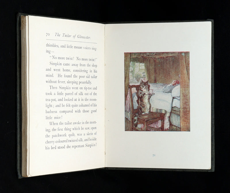 1910 Rare Early Edition - The Tailor of Gloucester by Beatrix Potter