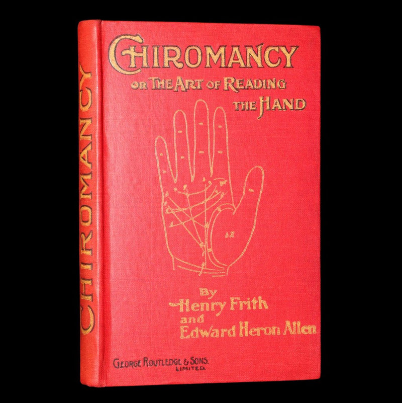 1900 Scarce Chiromancy  Book - The Science of Palmistry by Frith and Heron Allen