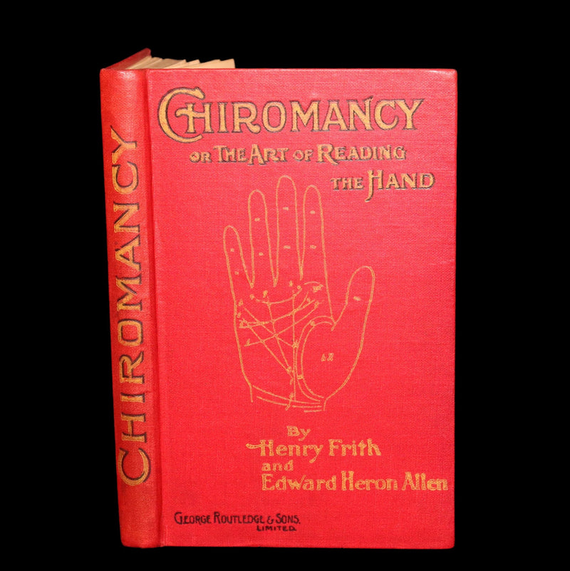 1900 Scarce Chiromancy  Book - The Science of Palmistry by Frith and Heron Allen