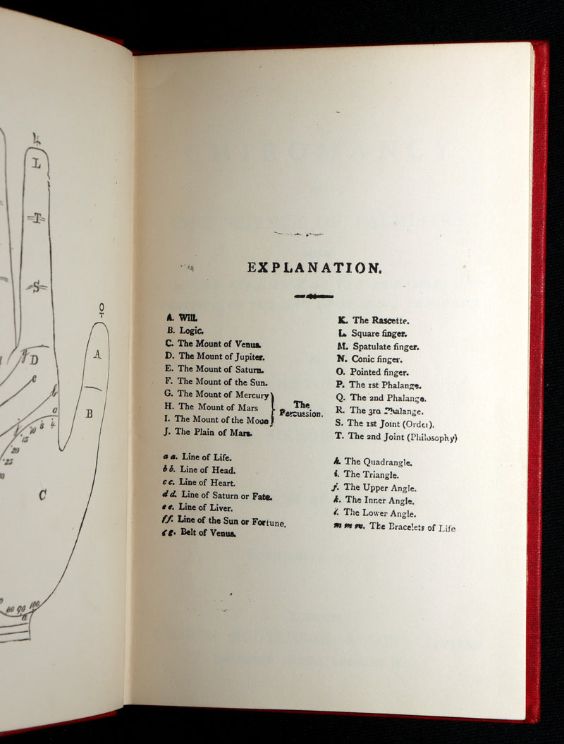 1900 Scarce Chiromancy  Book - The Science of Palmistry by Frith and Heron Allen
