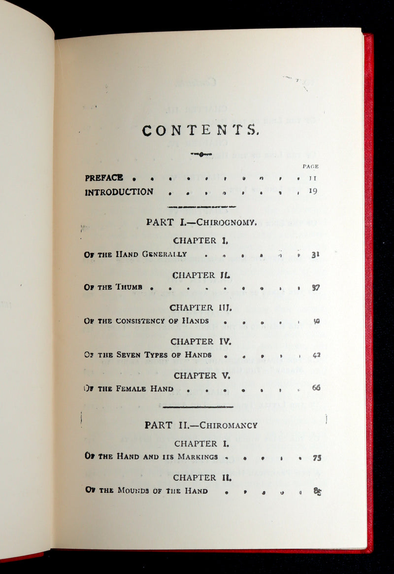 1900 Scarce Chiromancy  Book - The Science of Palmistry by Frith and Heron Allen