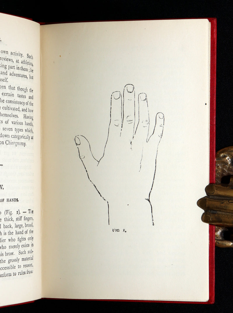1900 Scarce Chiromancy  Book - The Science of Palmistry by Frith and Heron Allen