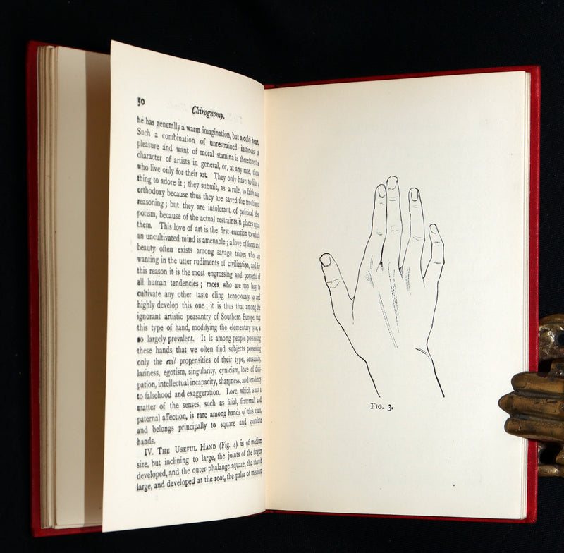 1900 Scarce Chiromancy  Book - The Science of Palmistry by Frith and Heron Allen