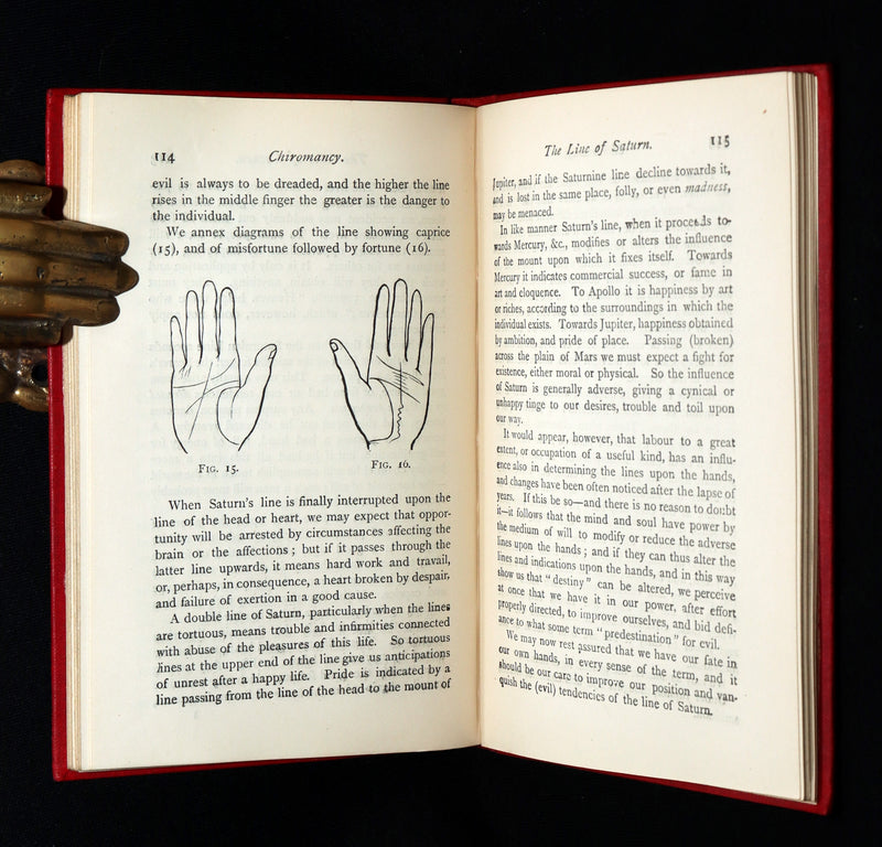 1900 Scarce Chiromancy  Book - The Science of Palmistry by Frith and Heron Allen