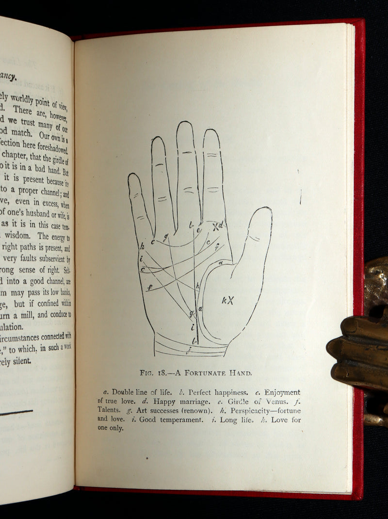 1900 Scarce Chiromancy  Book - The Science of Palmistry by Frith and Heron Allen