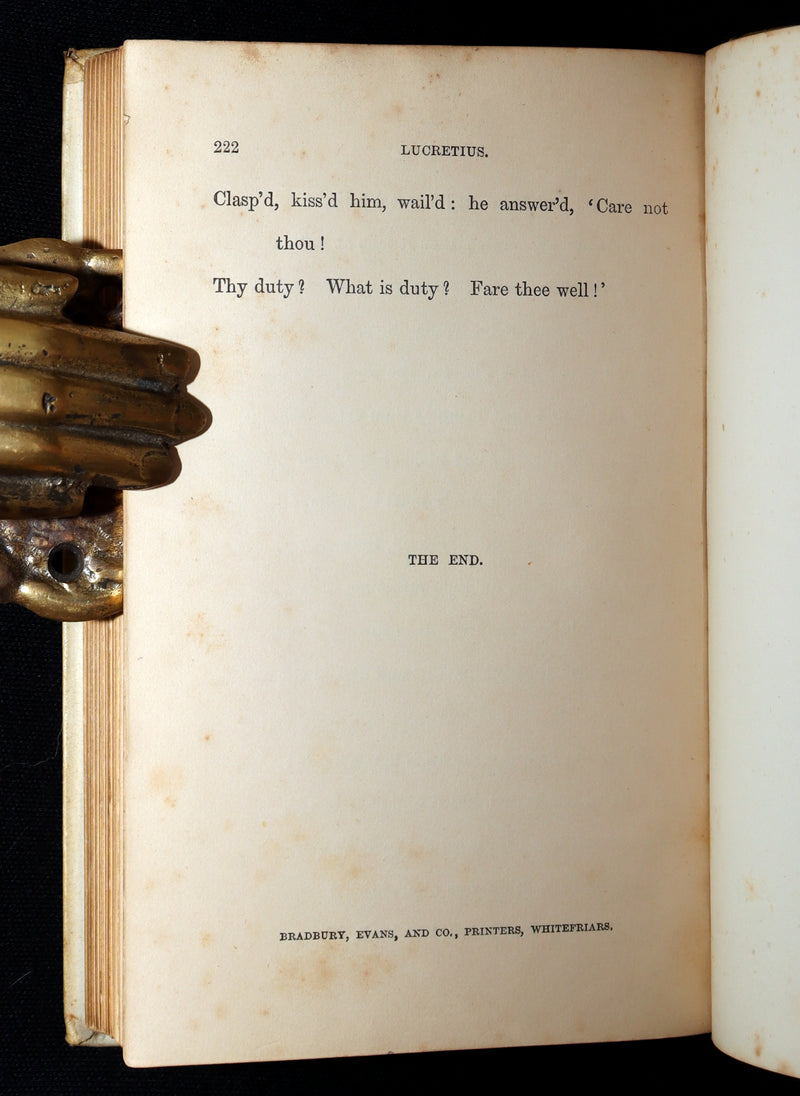 1870 1stED Vellum Binding - Legend of King Arthur, The Holy Grail by Tennyson