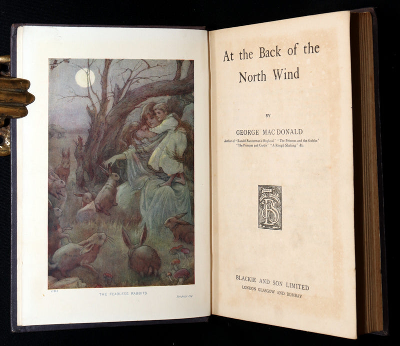 1911 Scarce Binding - At the Back of the North Wind by George MacDonald