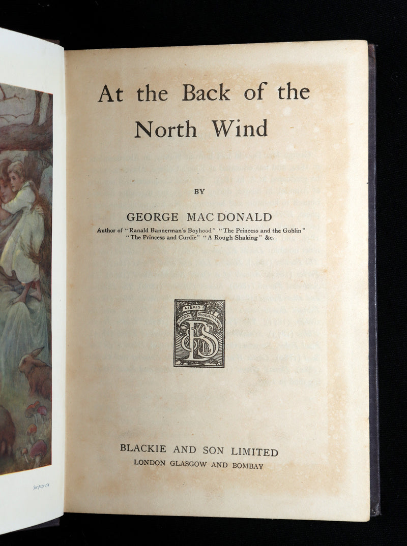1911 Scarce Binding - At the Back of the North Wind by George MacDonald