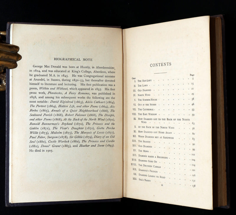 1911 Scarce Binding - At the Back of the North Wind by George MacDonald