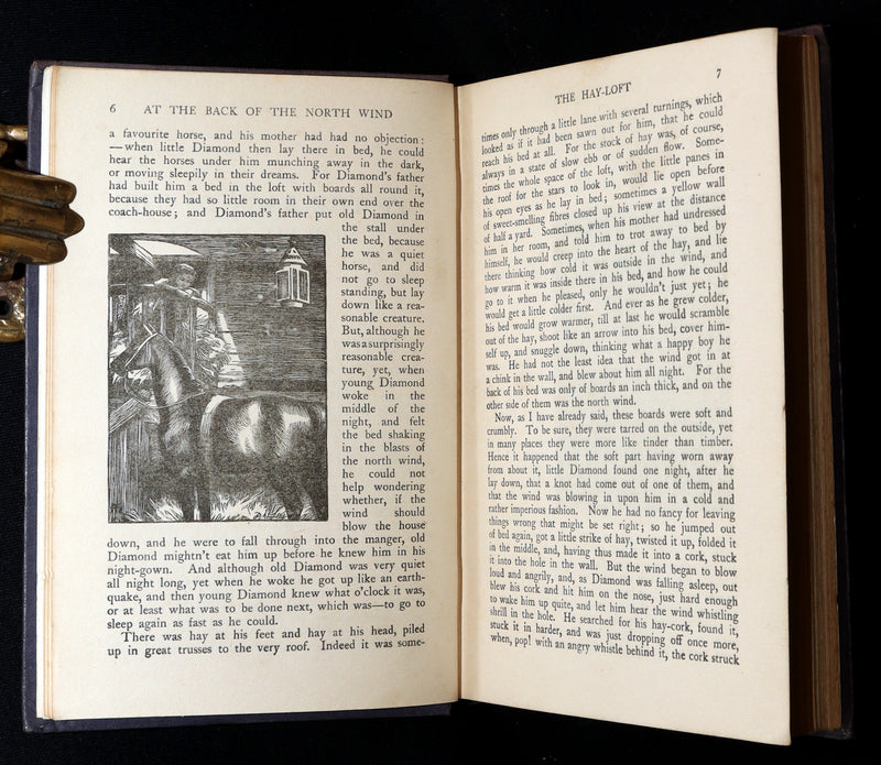 1911 Scarce Binding - At the Back of the North Wind by George MacDonald