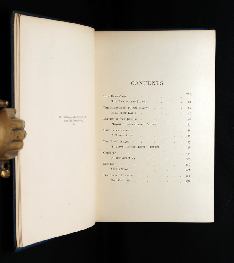 1897 Early Edition - The Second Jungle Book by Rudyard Kipling