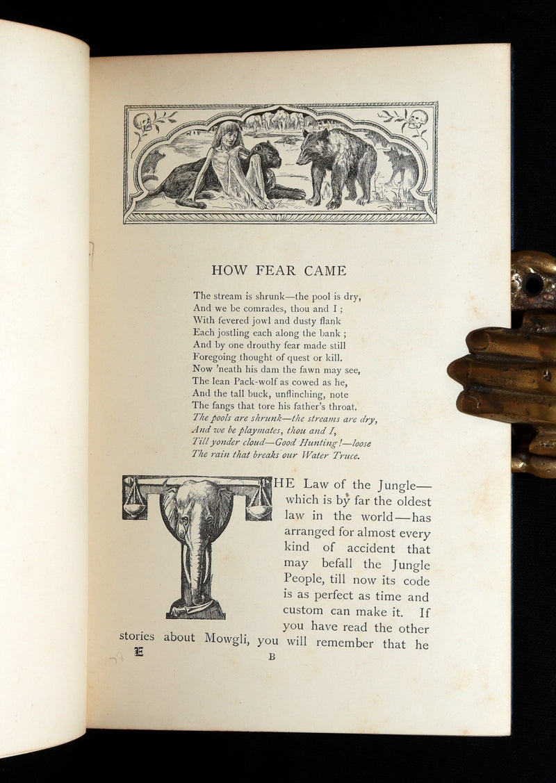 1897 Early Edition - The Second Jungle Book by Rudyard Kipling