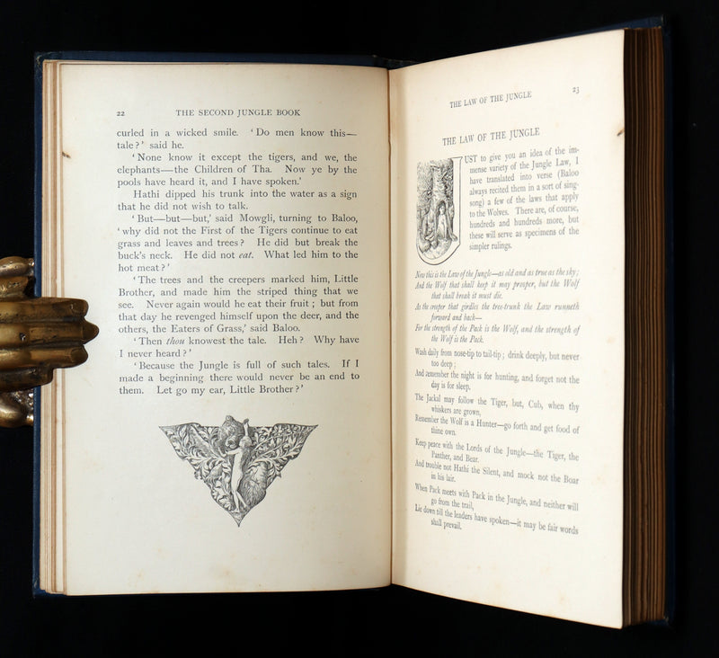 1897 Early Edition - The Second Jungle Book by Rudyard Kipling
