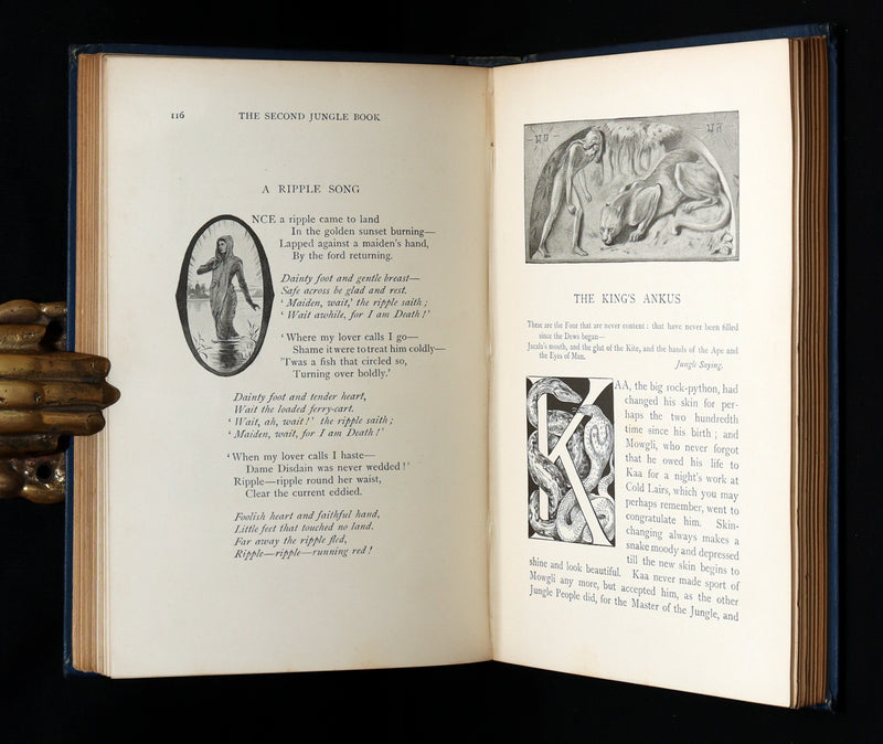 1897 Early Edition - The Second Jungle Book by Rudyard Kipling