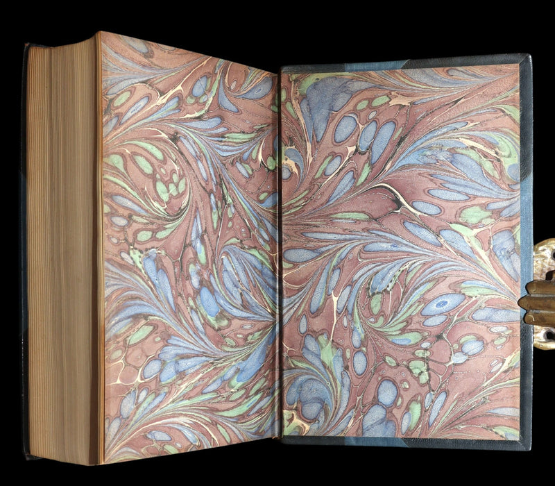 1942 Rare Book in Morocco Binding - War and Peace by Leo Tolstoy